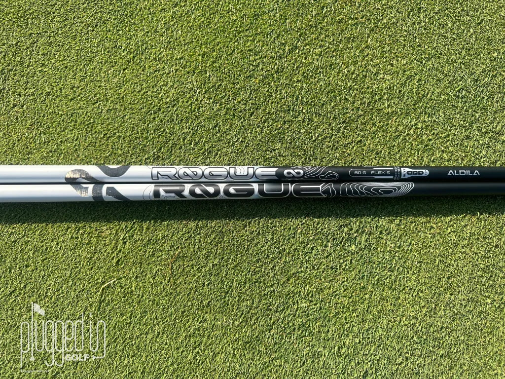 Aldila ROGUE 50G FLEX TS シャフト Plugged In Golf ALDILA Rogue ∞ White Shaft Review